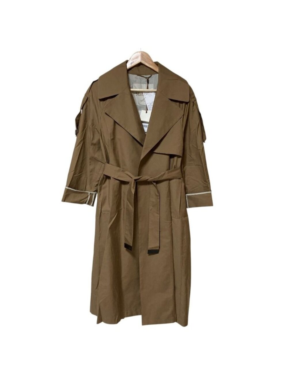 Max Mara the Cube Trench Oversize Coat 38 Beige